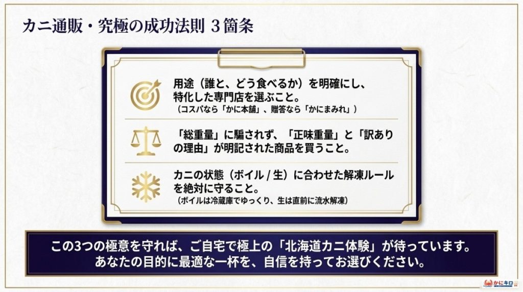 北海道 カニ通販 おすすめ