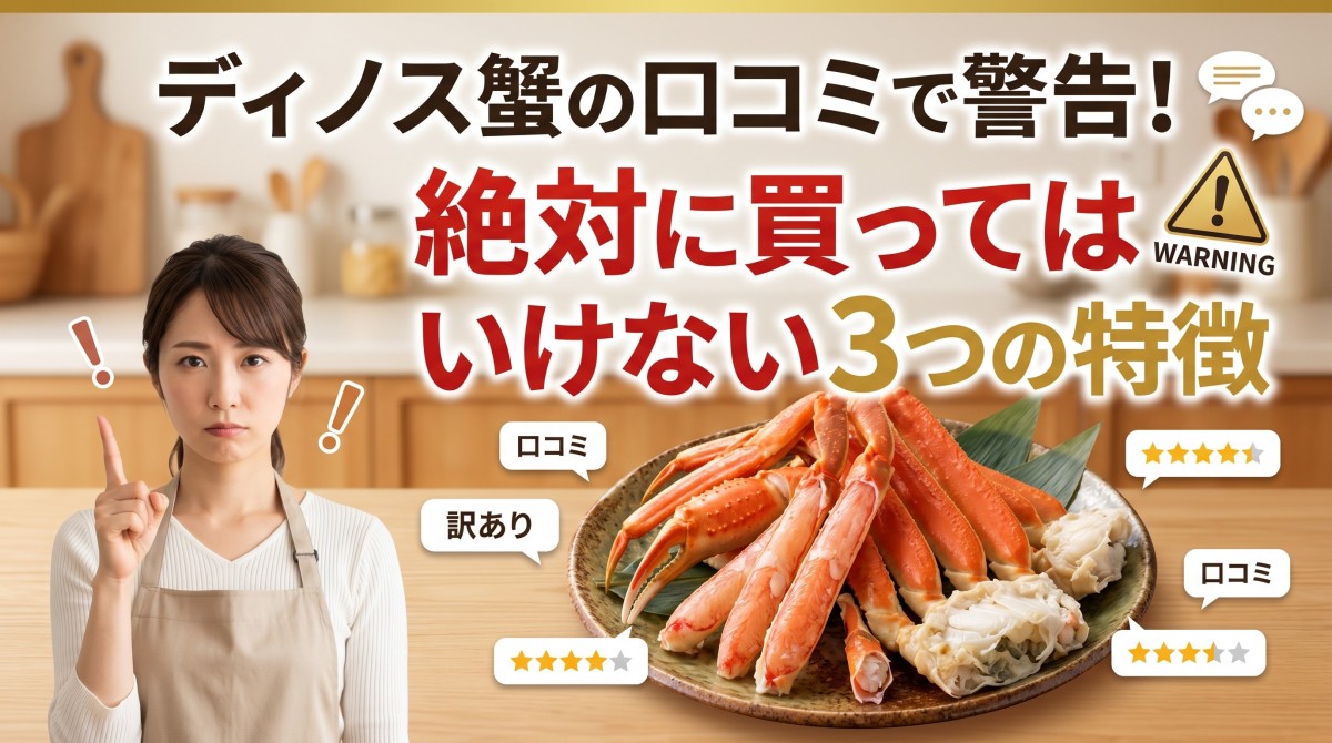 ディノス 蟹 口コミ