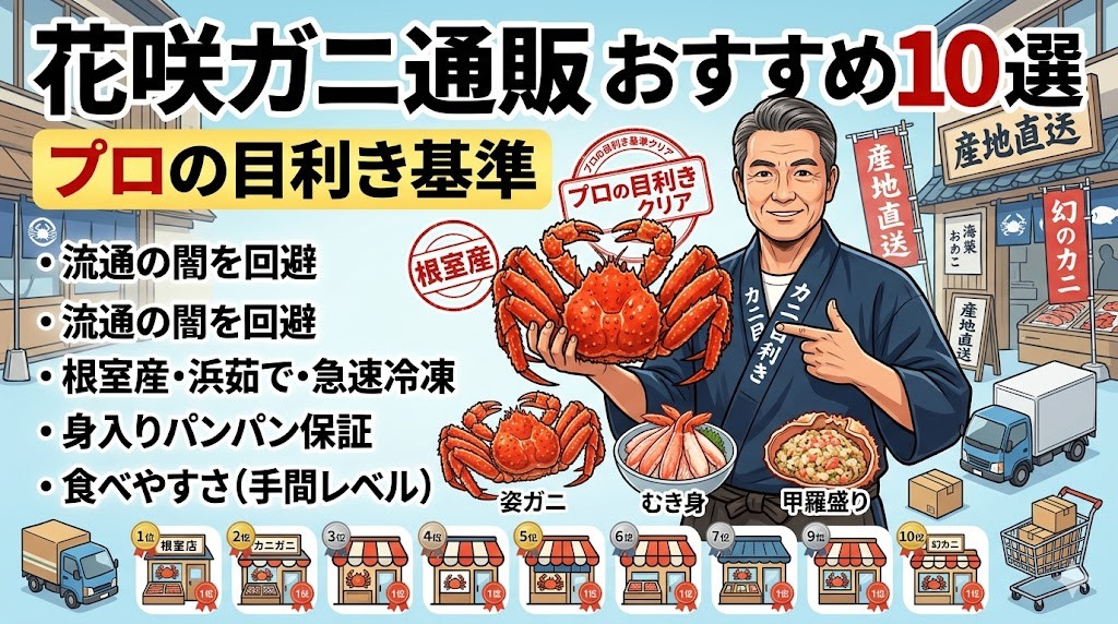 花咲ガニ 通販 おすすめ