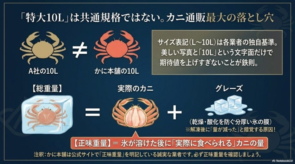 「特大10L」は共通規格ではない?過度な期待が生む写真とのギャップ