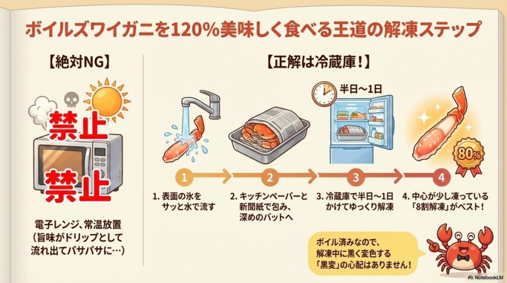 ★カニ鍋や焼きガニに最適!「ポーション」「セクション」「姿ガニ」の違いと選び方の図解
