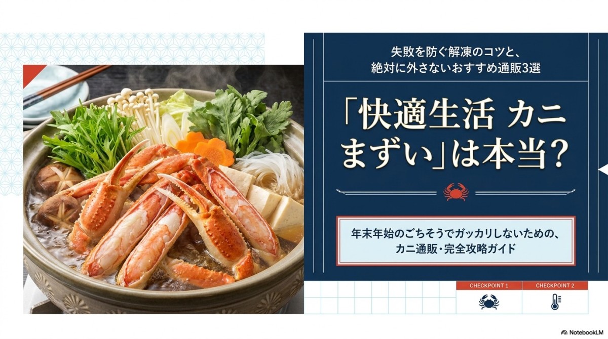 「快適生活 カニ まずい」は本当?失敗を防ぐコツとおすすめ通販3選