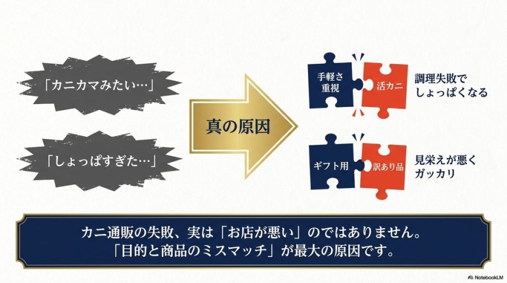 【結論】かに太郎の通販で後悔しない!失敗を防ぐ4タイプ別診断と選ぶべき絶対的理由