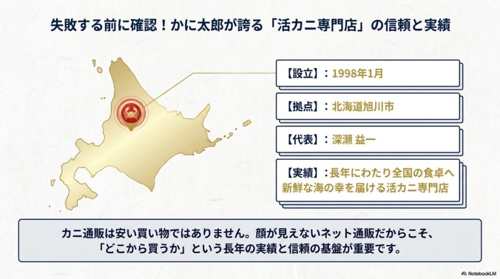 失敗する前に確認!かに太郎の基本情報・会社要項