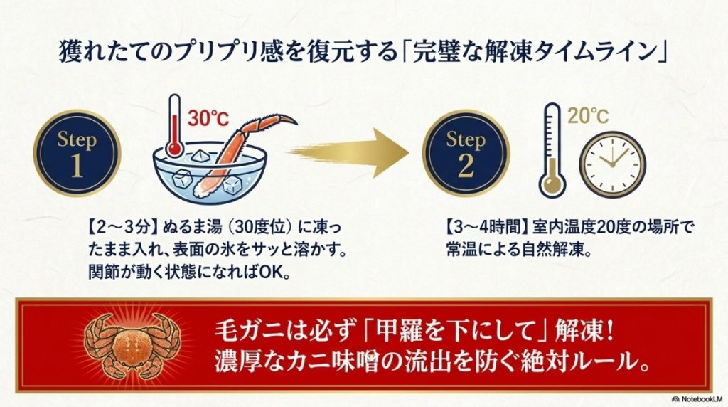 冷蔵庫でのゆっくり解凍はNG?旨味を逃さない正しい手順