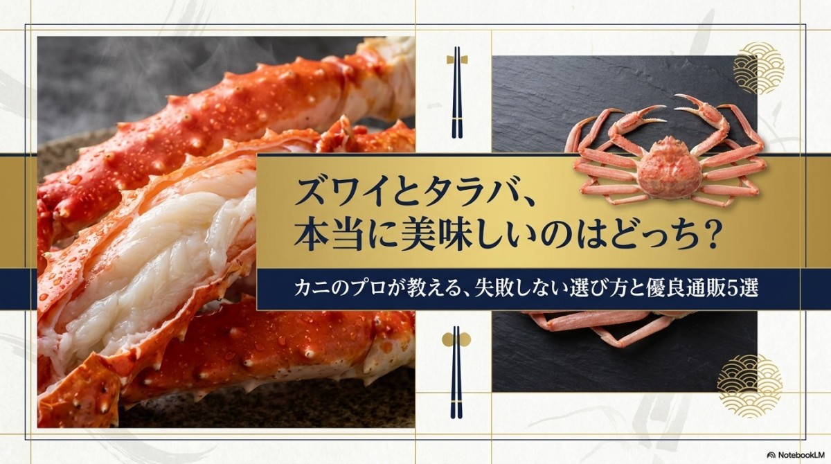 ズワイガニとタラバガニどっちが美味しい