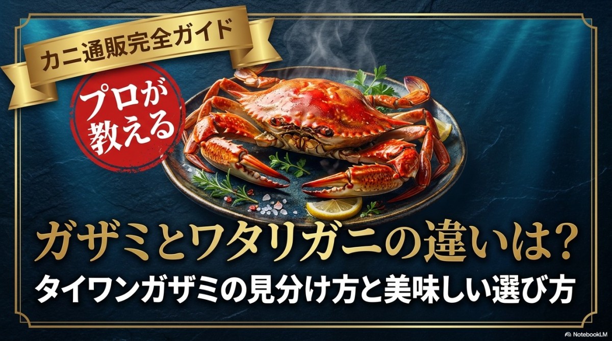 ガザミワタリガニ 違い